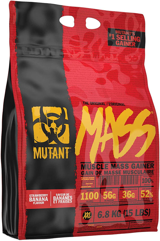 Mutant Mass, Strawberry Banana - 6800g