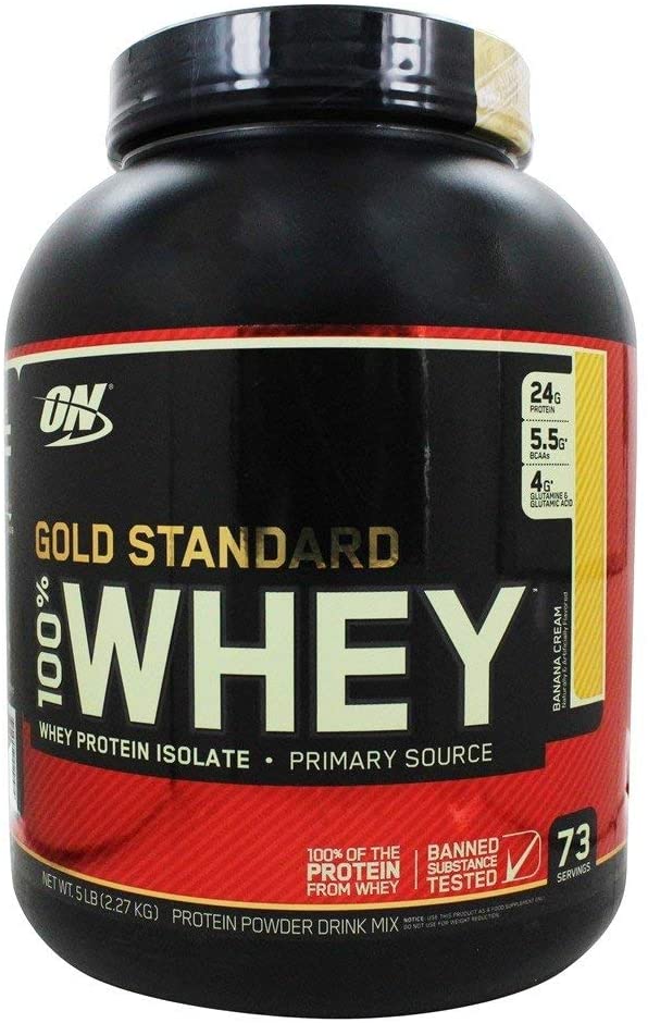 Optimum Nutrition Gold Standard 100% Whey, Banana Cream - 2270g