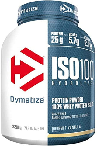 Dymatize ISO-100, Gourmet Vanilla - 2200g