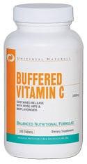 Universal Nutrition Vitamin C Buffered, 1000mg - 100 tablets