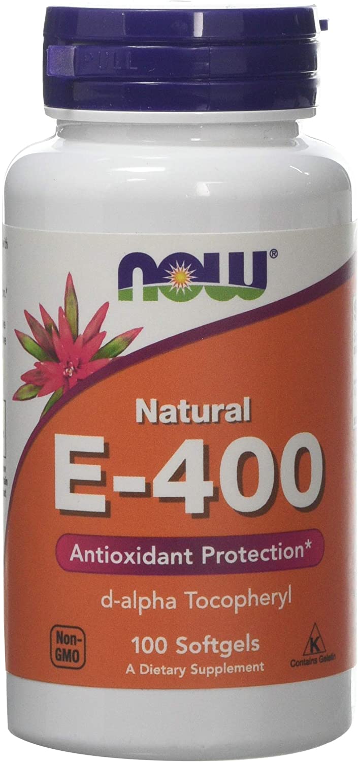 NOW Foods Vitamin E-400, Natural - 100 softgels
