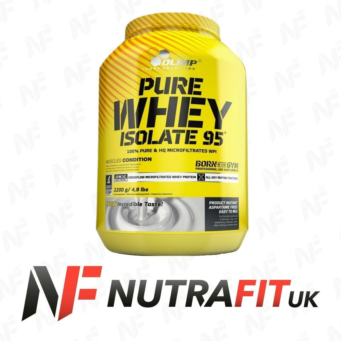 Olimp Nutrition Pure Whey Isolate 95, Strawberry - 2200g