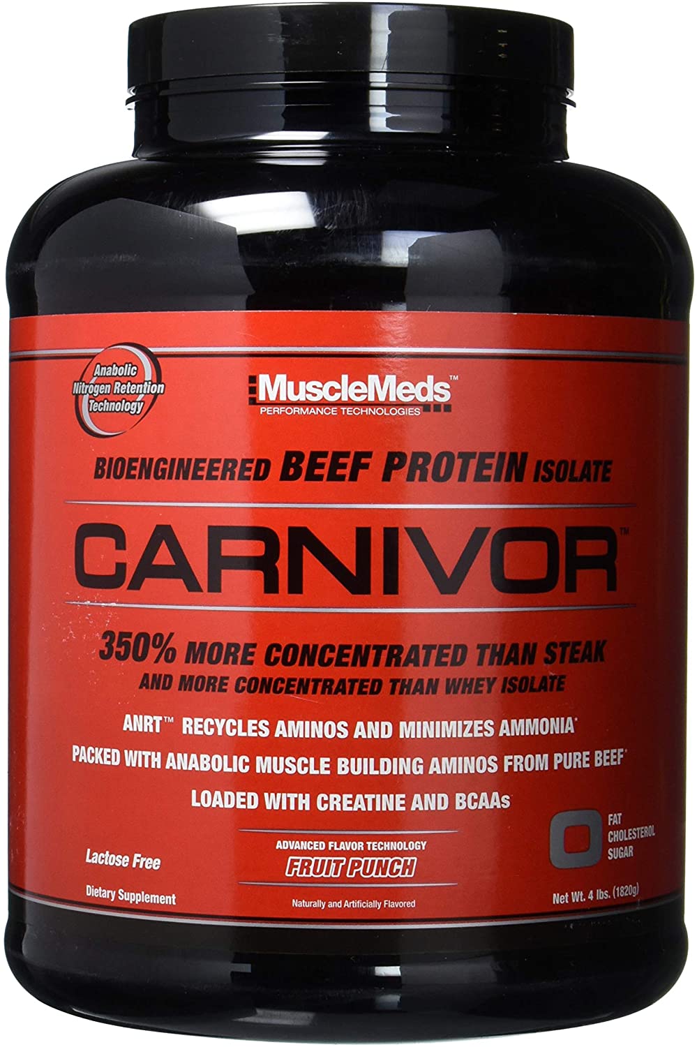 MuscleMeds Carnivor, Fruit Punch - 1808g