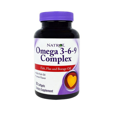 Natrol Omega 3-6-9 Complex - 90 Softgels