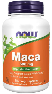 NOW Foods Maca, 500mg - 250 vcaps