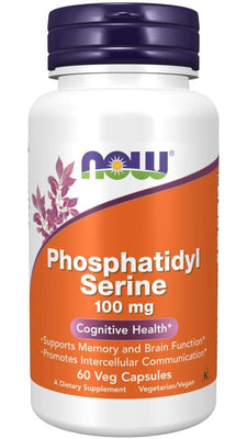 NOW Foods Phosphatidyl Serine, 100mg - 60 vcaps