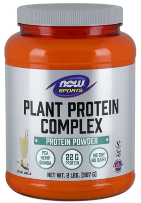 NOW Foods Plant Protein Complex, Creamy Vanilla - 907g