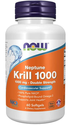 NOW Foods Neptune Krill Oil, 1000mg - 60 softgels