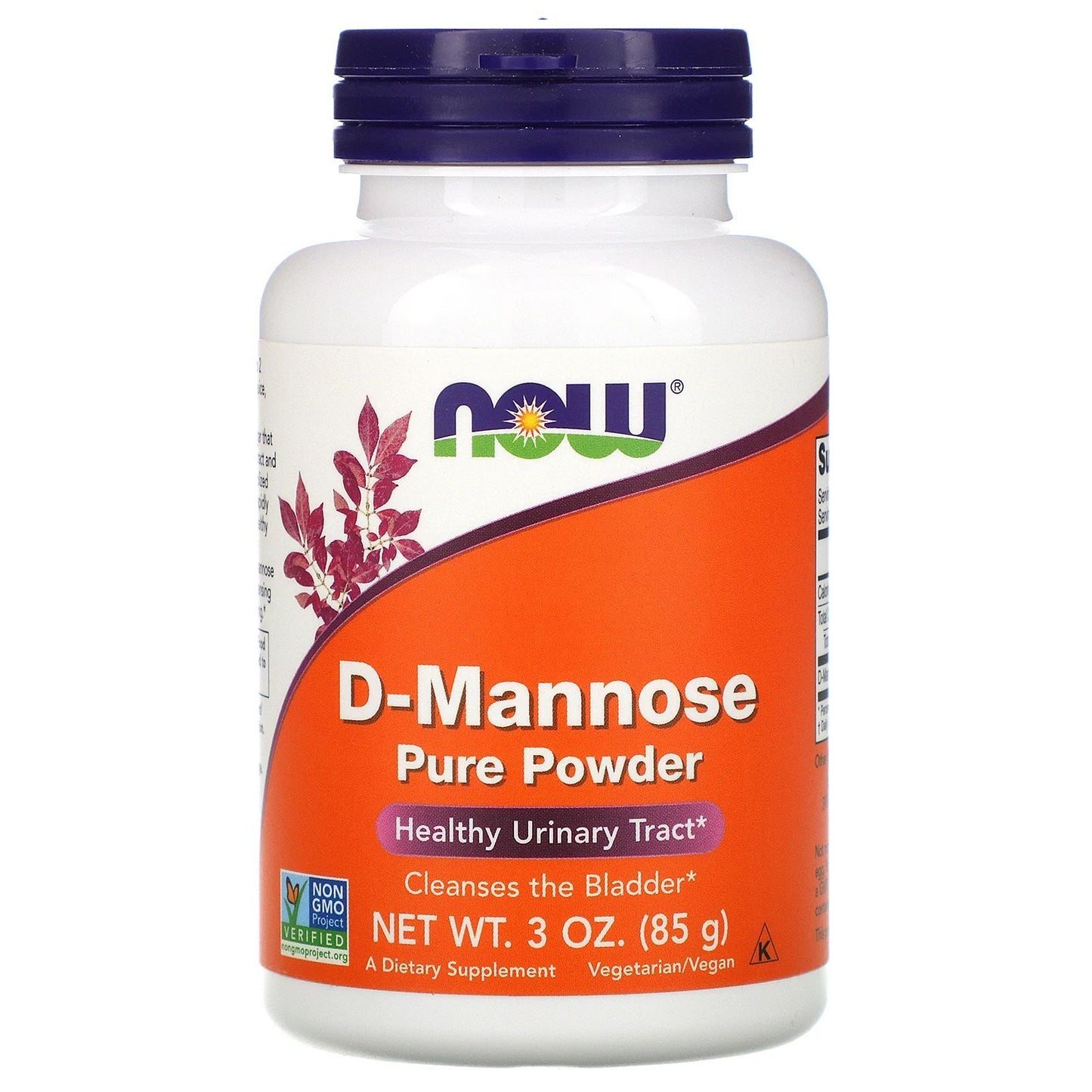 NOW Foods D-Mannose, Pure Powder - 85g