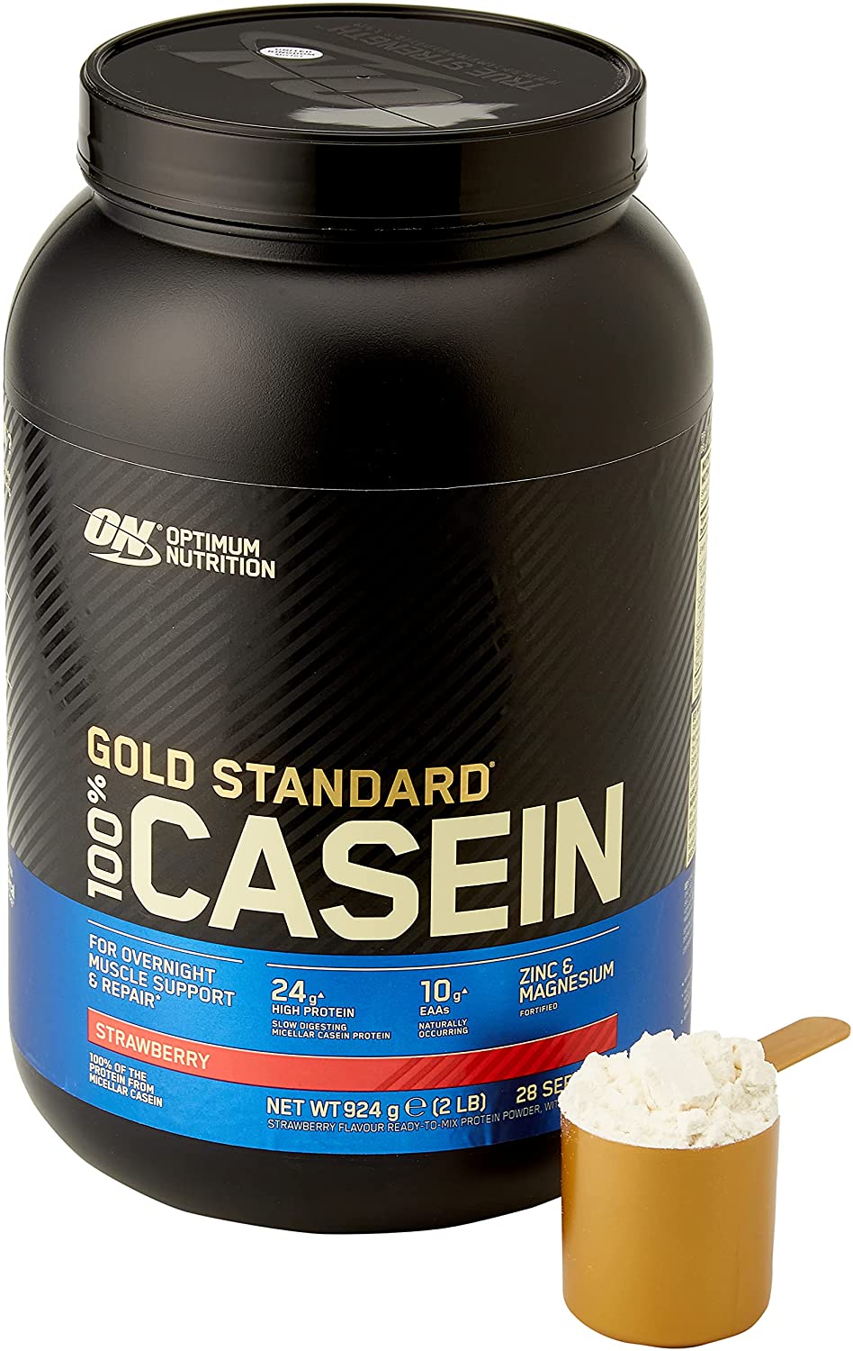 Optimum Nutrition Gold Standard 100% Casein, Strawberry Delight - 896g