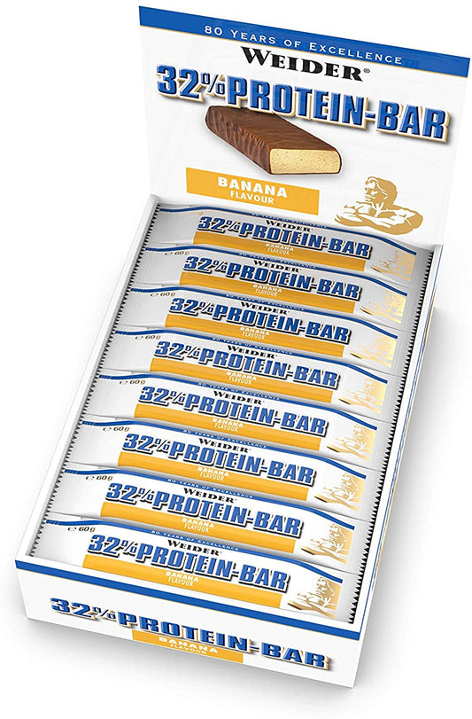 Weider 32% Protein Bar, Banana - 24 bars