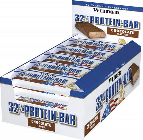 Weider 32% Protein Bar, Chocolate - 24 bars