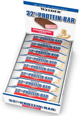 Weider 32% Protein Bar, Strawberry - 24 bars