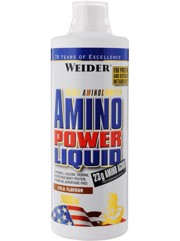 Weider Amino Power Liquid, Cola - 1000 ml.
