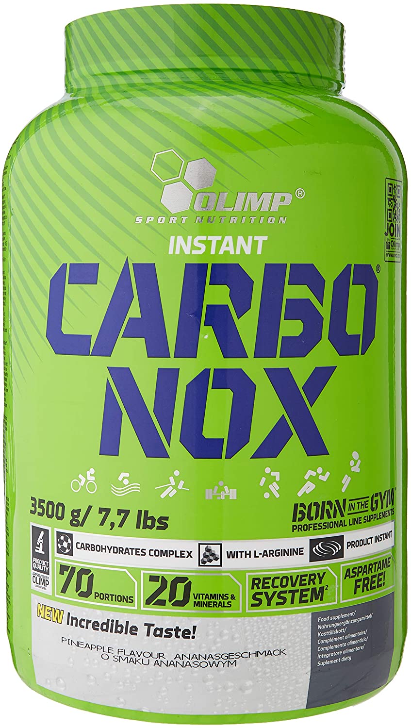 Olimp Nutrition Carbonox, Pineapple - 3500g