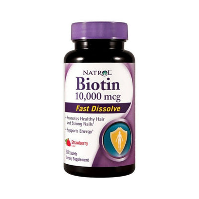 Natrol Biotin Fast Dissolve, 10000mcg - 60 tabs