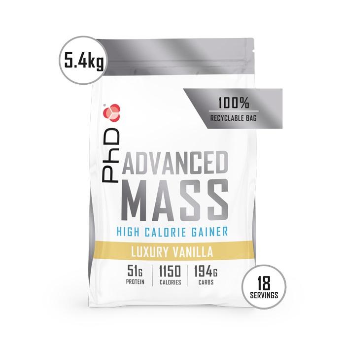 PhD Advanced Mass, Luxury Vanilla - 5400g