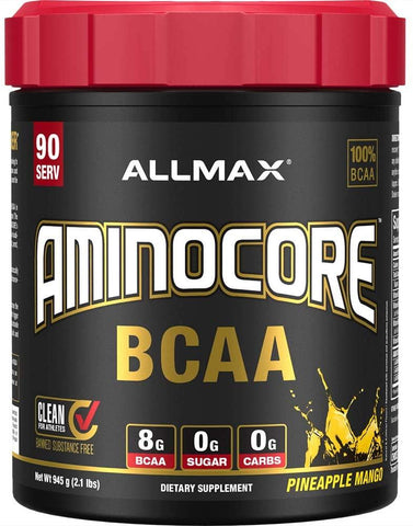 AllMax Nutrition Aminocore BCAA, Pineapple Mango - 945g