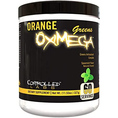 Controlled Labs Orange OxiMega Greens, Spearmint Flavor - 327g