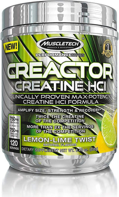 MuscleTech Creactor, Lemon-Lime Twist - 220g