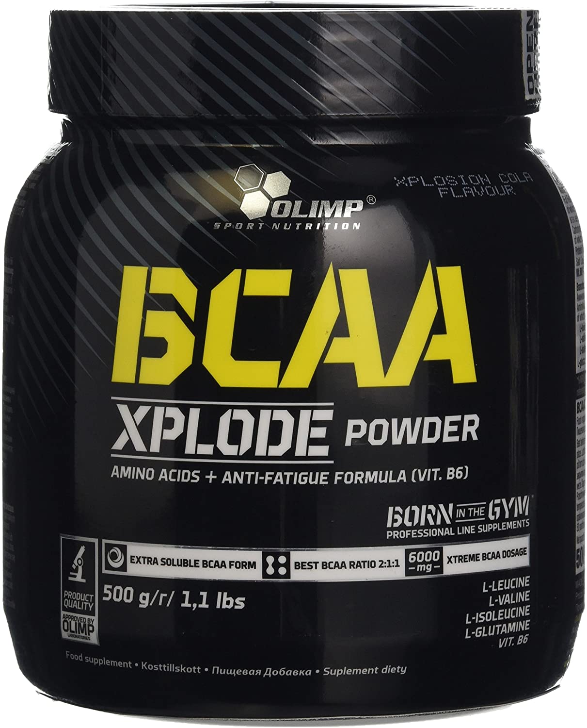 Olimp Nutrition BCAA Xplode, Xplosion Cola - 500g