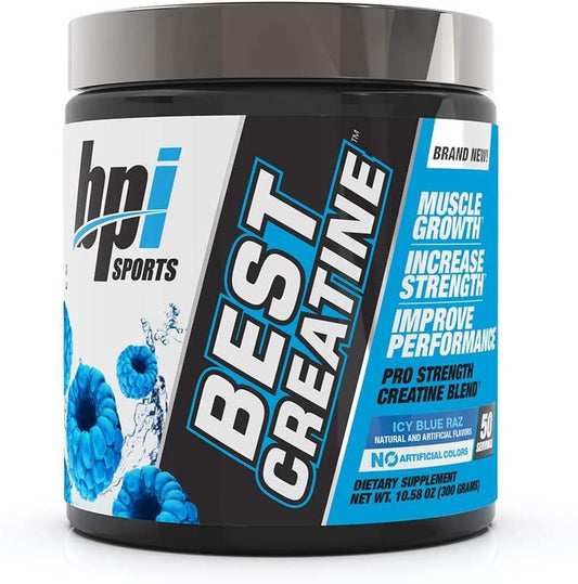 BPI Sports Best Creatine, Icy Blue Raz - 300g