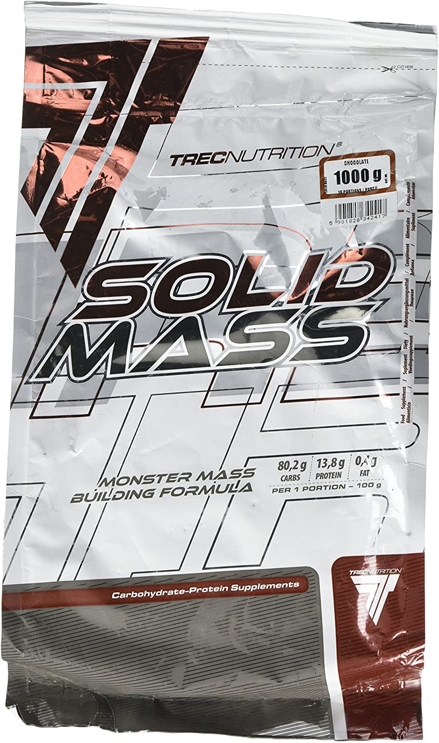 Trec Nutrition Solid Mass, Chocolate - 1000g