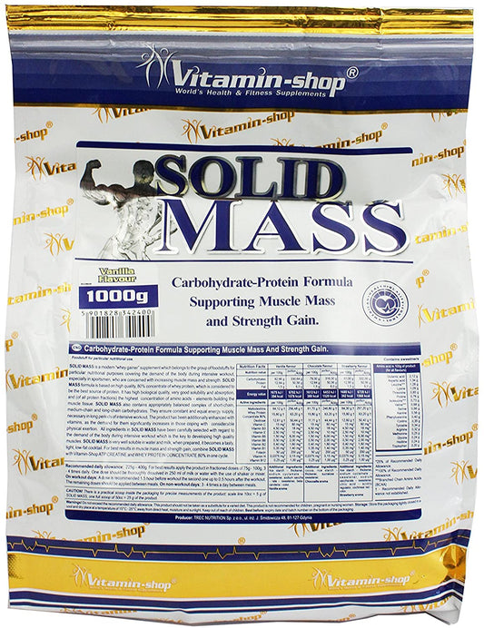 Trec Nutrition Solid Mass, Vanilla - 1000g
