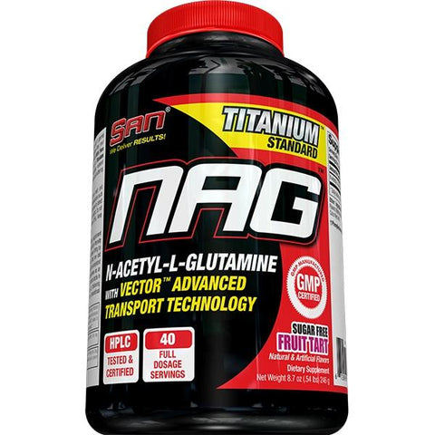 SAN NAG (N-Acetyl-L-Glutamine), Fruit Tart - 246g
