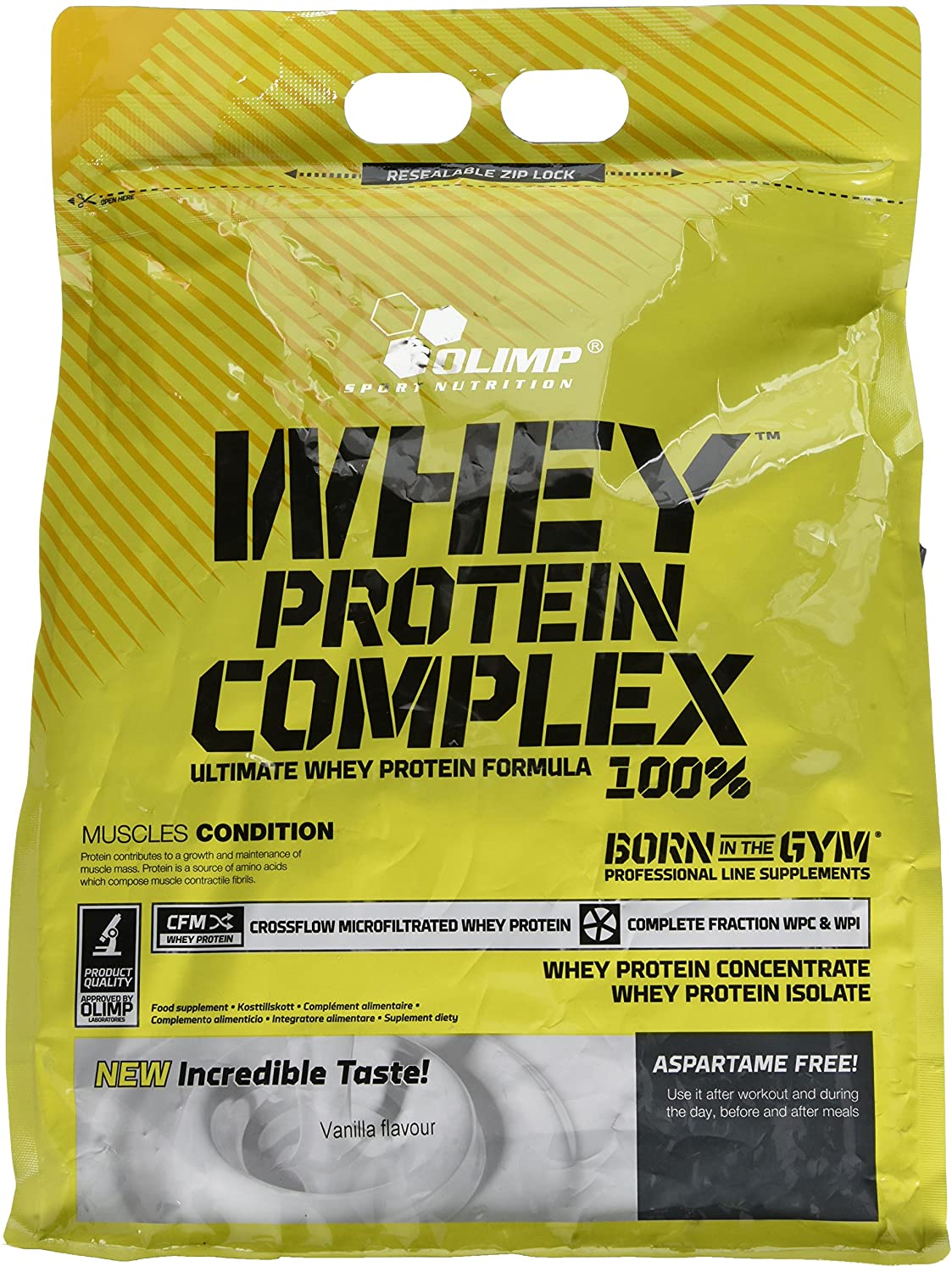 Olimp Nutrition Whey Protein Complex 100%, Vanilla - 2270g