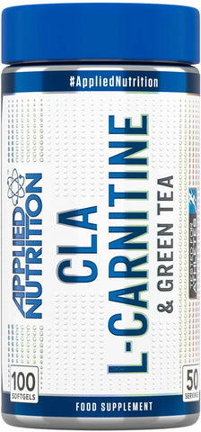 Applied Nutrition CLA L-Carnitine & Green Tea - 100 softgels