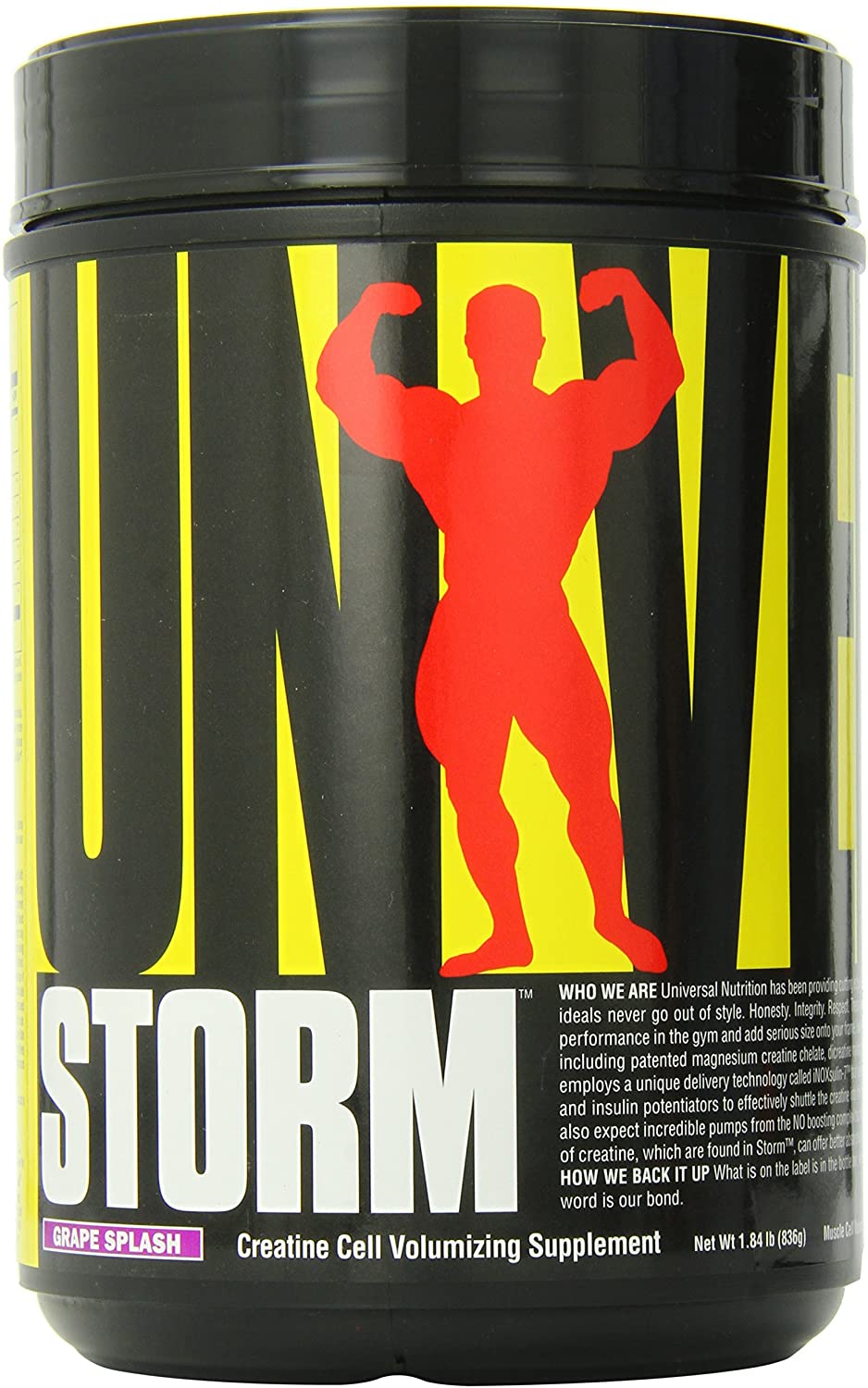 Universal Nutrition Storm, Grape Splash - 836g