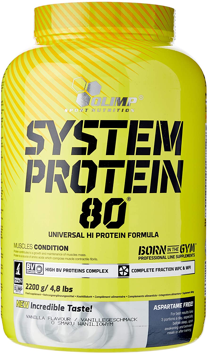 Olimp Nutrition System Protein 80, Vanilla - 2200g