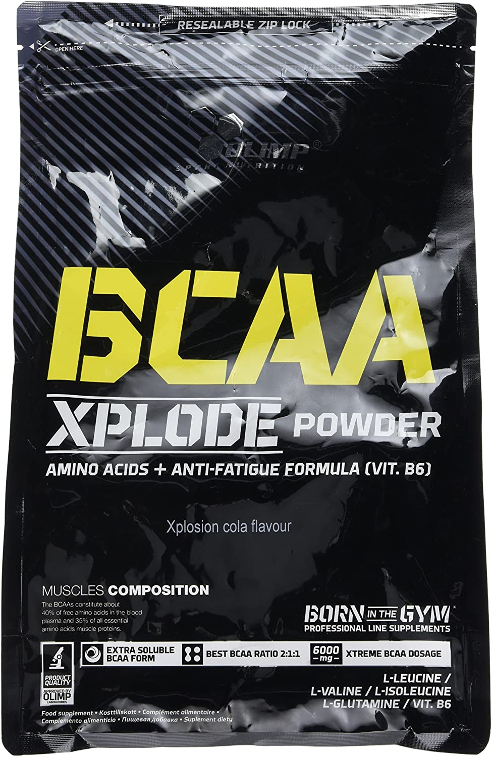 Olimp Nutrition BCAA Xplode, Xplosion Cola - 1000g