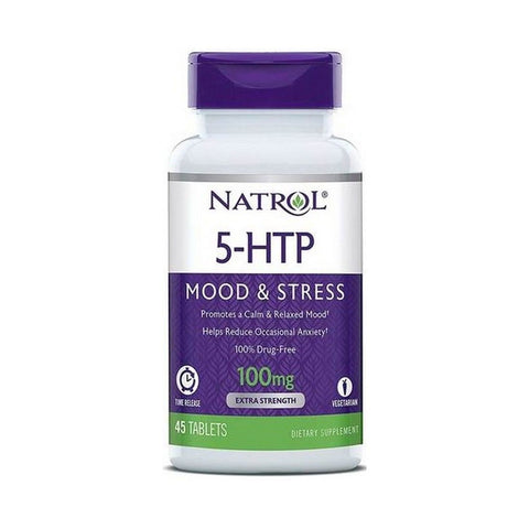 Natrol 5-HTP Time Release, 100mg - 45 tabs
