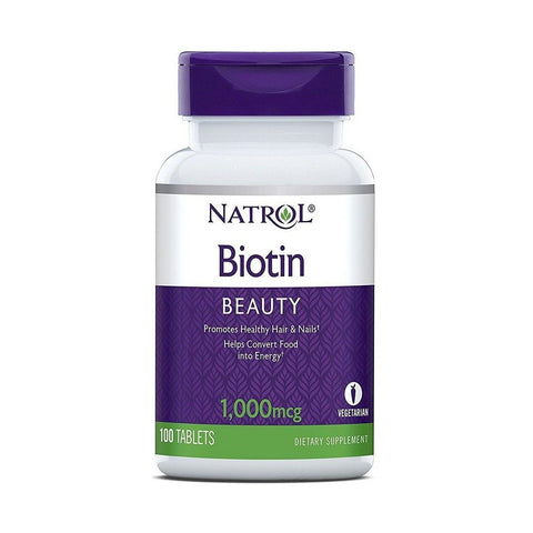 Natrol Biotin, 1000mcg - 100 tabs