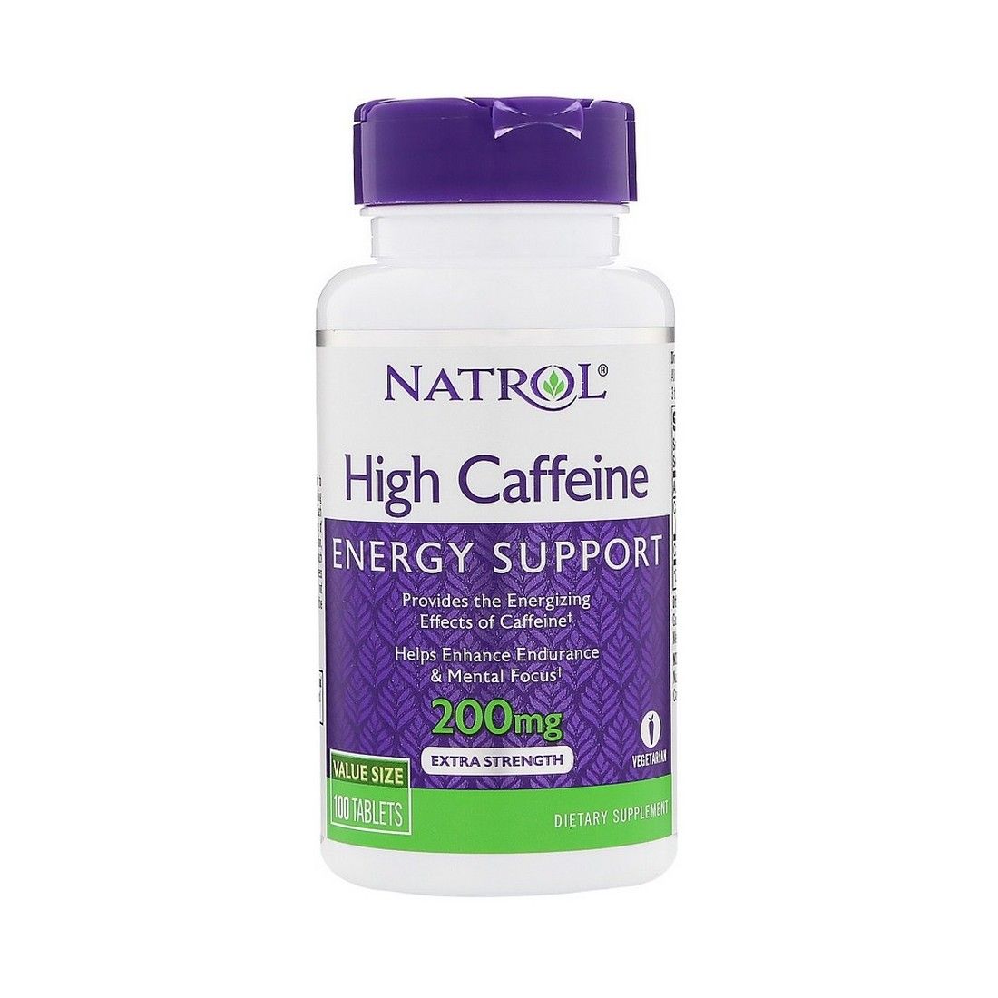 Natrol High Caffeine, 200mg - 100 tabs