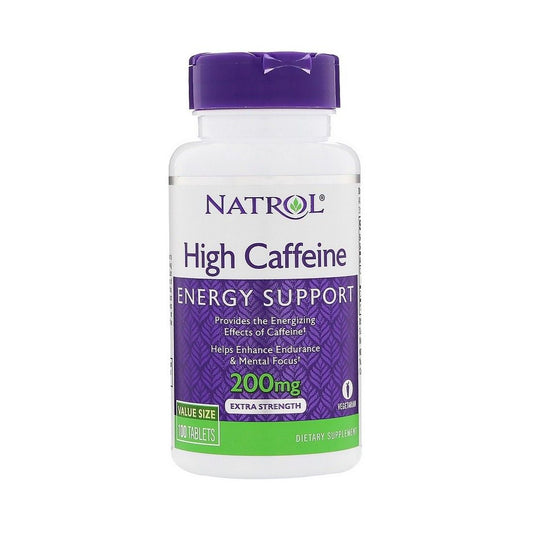 Natrol High Caffeine, 200mg - 100 tabs