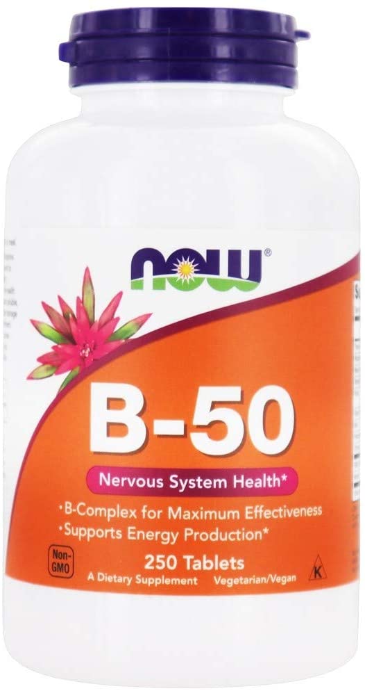 NOW Foods Vitamin B-50 - 250 tablets