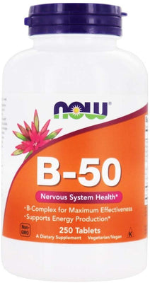 NOW Foods Vitamin B-50 - 250 tablets