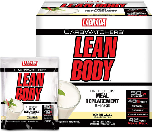 Labrada Carb Watchers Lean Body MRP, Vanilla - 42 packets