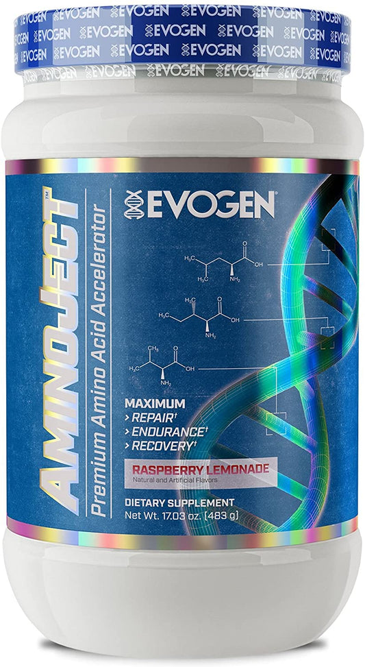 Evogen AminoJect, Raspberry Leomande - 483g