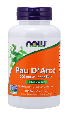 NOW Foods Pau D'Arco, 500mg - 100 vcaps
