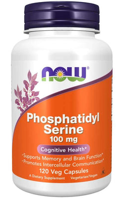 NOW Foods Phosphatidyl Serine, 100mg - 120 vcaps
