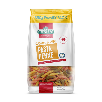 Orgran Corn & Vegetable Penne 350g (Pack of 5)