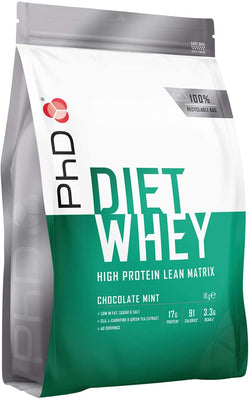 PhD Diet Whey, Chocolate Mint - 1000g