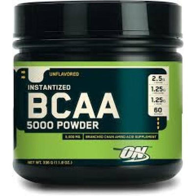 Optimum Nutrition BCAA 5000 Powder, Unflavored - 345g