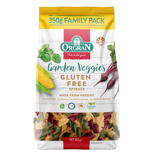 Orgran Garden Veggies Spirals 350g (Pack of 5)