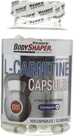 Weider L-Carnitine Capsules - 100 caps