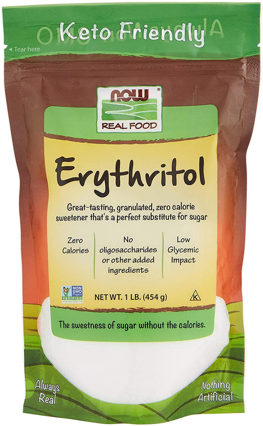 NOW Foods Erythritol, Pure - 454g